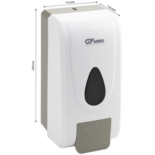 Дозатор мыла-пены 1000мл механический GFmark ART714 Белый