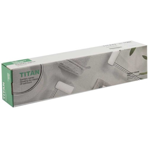 Вешалка для полотенец ТИТАН ART77204 Хром