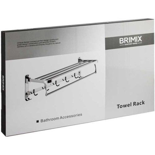 Полка для полотенец BRIMIX ART1056 Хром