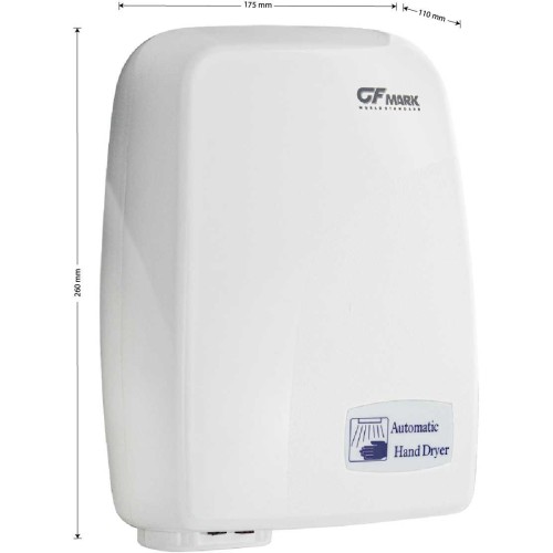 Сушилка для рук 1200Вт GFmark ART6904 Белый