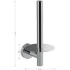 Держатель туалетной бумаги GFmark ART79008 Хром