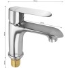 Смеситель для раковины GFmark ART5330 Хром
