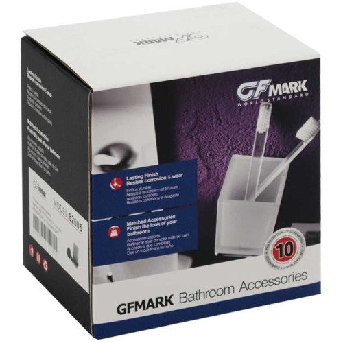 Стакан для зубных щёток GFmark ART82005 Черный