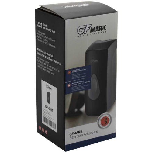 Дозатор жидкого мыла 350мл механический GFmark ART6361 Черный