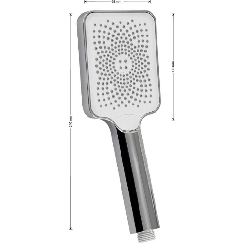 Лейка для душа GFmark ART6091 Хром