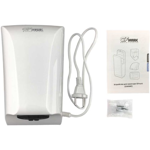 Сушилка для рук 750Вт GFmark ART6905 Белый