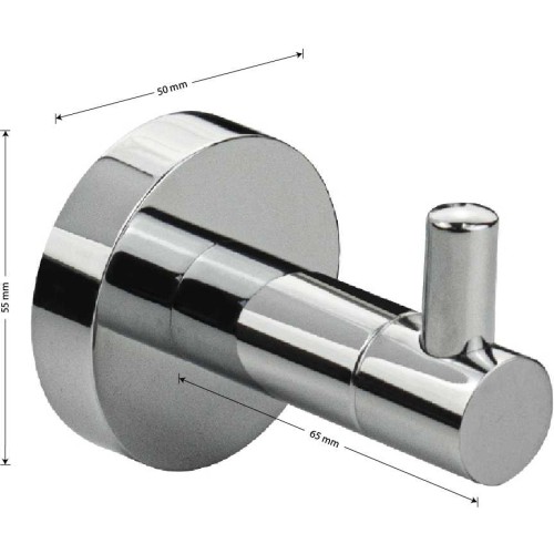 Крючок для полотенец GFmark ART79113 Хром