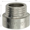 Удлинитель 10 мм, 1/2м х 1/2п, из нержавеющей стали марки 304