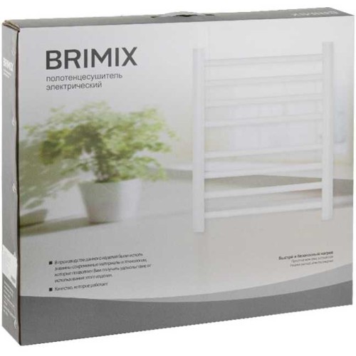 Полотенцесушитель электрический, 500 х 600 х 100 мм BRIMIX ART08071B Черный
