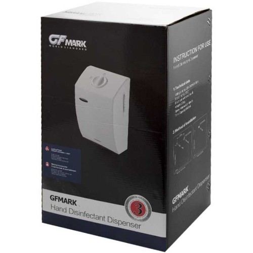 Дозатор антисептика 1500мл сенсорный GFmark ART6341 Белый