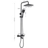 Душевая система термостатическая GFmark ART3103 Черный