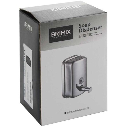Дозатор жидкого мыла 500мл механический BRIMIX ART6181 Черный