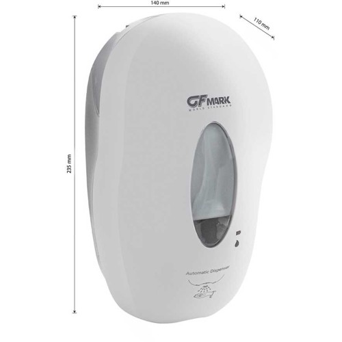 Дозатор жидкого мыла 1000мл сенсорный GFmark ART721 Белый