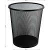 Ведро для мусора офисное 20л САНАКС ART42120 Черный