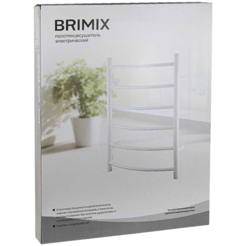 Полотенцесушитель электрический, 700 х 530 х 140 мм BRIMIX ARTBK109AW6s Черный