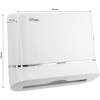 Диспенсер для бумажного полотенца Z сложения GFmark ART912 Белый