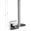 Держатель туалетной бумаги GFmark ART84008 Хром