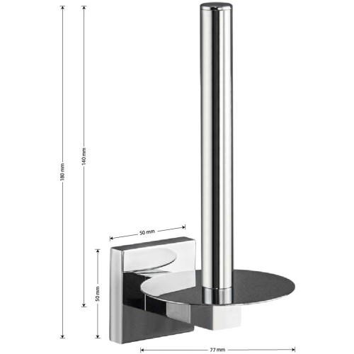 Держатель туалетной бумаги GFmark ART84008 Хром
