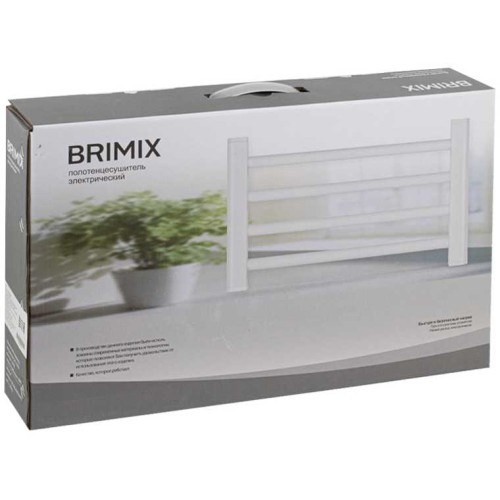 Полотенцесушитель электрический, 500 х 300 х 85 мм BRIMIX ART08120B Черный