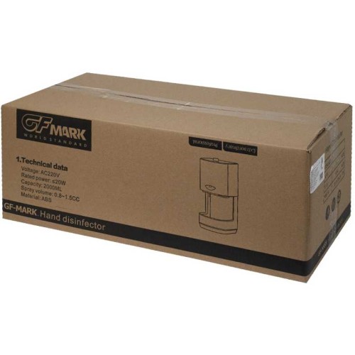 Дозатор антисептика 2000мл сенсорный GFmark ART6343 Белый
