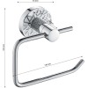 Держатель туалетной бумаги GFmark ART3203 Хром