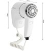Фен для волос настенный 1200Вт GFmark ART6820 Белый