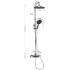 Душевая система термостатическая GFmark ART3107-CR Хром
