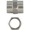 Муфта 1/2, м/м, из нержавеющей стали марки 304
