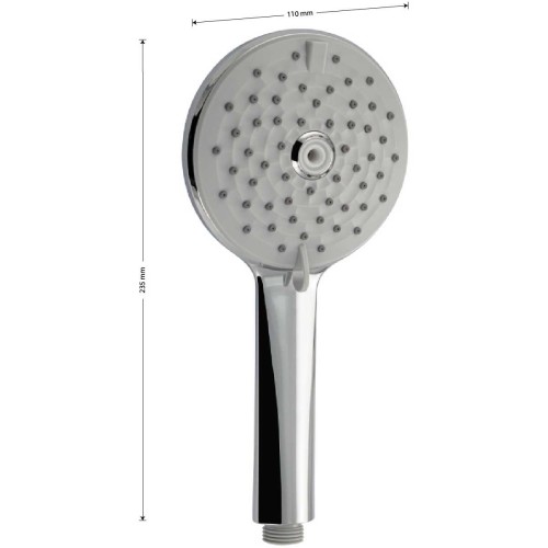 Лейка для душа 4 режима GFmark ART6081 Хром