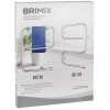 Полотенцесушитель электрический, М-образный, 400 х 600 x 100 мм BRIMIX ARTBK107 Хром