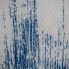 Штора с рельефным теснением, принт ПЕРЕХОД - СИНИЙ, в ванную комнату, без колец, полиэстер/микрофибра, 180х180 см