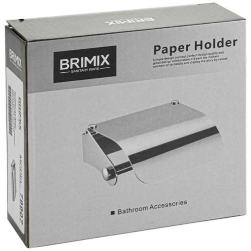 Держатель туалетной бумаги BRIMIX ART79907 Хром