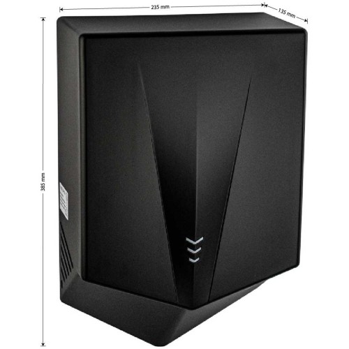 Сушилка для рук V-винблейд 1300Вт GFmark ART6855-B Черный