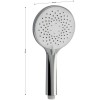 Лейка для душа 3 режима GFmark ART6083 Хром