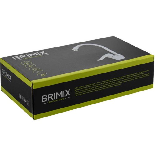 Смеситель для кухни BRIMIX ART567 Белый
