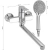 Смеситель для ванны КОНСУЛ ART4970 Хром