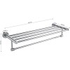 Полка для полотенец GFmark ART3242 Хром