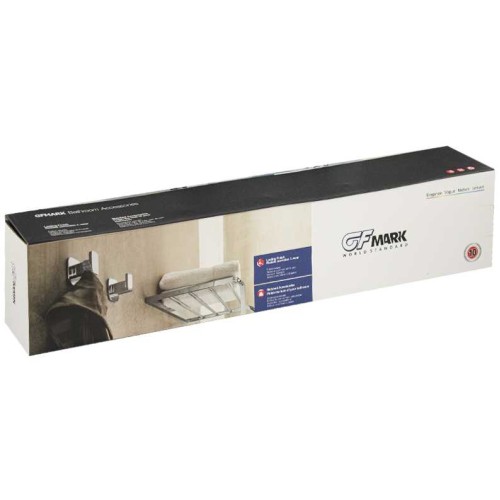 Вешалка для полотенец GFmark ART84206 Хром