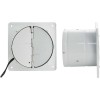 Вытяжной вентилятор 150 мм с обратным клапаном GFmark ART5005-150 Белый