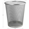 Ведро для мусора офисное 20л САНАКС ART42020 Серый