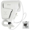 Фен для волос настенный 1200Вт GFmark ART6815 Белый