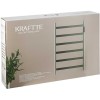 Полотенцесушитель электрический, 480 х 730 х 90 мм Kraftte ART44056 Графит