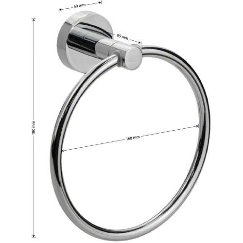 Полка для полотенец GFmark ART79147 Хром