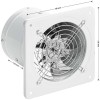 Вытяжной вентилятор 150 мм с обратным клапаном GFmark ART5005-150 Белый