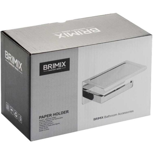 Держатель туалетной бумаги BRIMIX ART79919 Хром