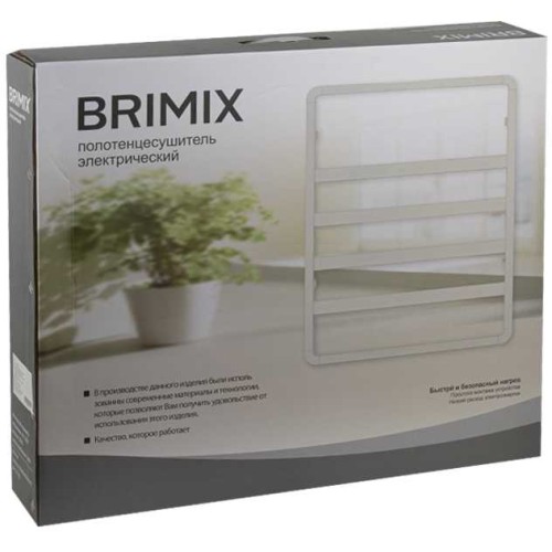 Полотенцесушитель электрический, 630 х 500 х 85 мм BRIMIX ART09005 Хром