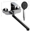 Смеситель для ванны GFmark ART5570 Черный