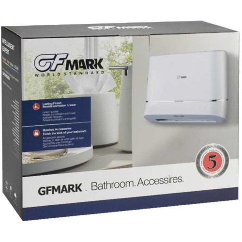 Диспенсер для бумажного полотенца Z сложения GFmark ART912 Белый