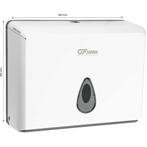 Диспенсер для бумажного полотенца Z-V сложения GFmark ART904 Белый