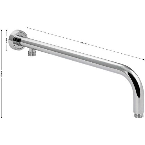 Кронштейн для душа GFmark ART3336 Хром